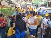 Con movilizaciones y caravanas PJ Bolívar arrancó campaña