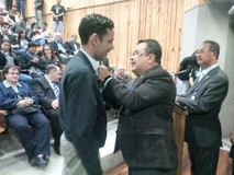 Carlos García recibió reconocimiento en la Facultad de Ingen...