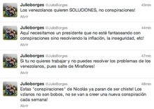 Borges a Maduro: "Si tú no quieres trabajar ni resolver...