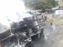 Ocariz: El incendio en el patio de transferencia fue un acto...