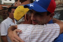 Capriles reiteró que seguirá luchando para lograr un cambio ...