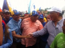 Capriles acompañó a Avilio Troconiz en recorrido por el circ...