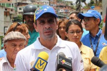 Capriles: Resolución de la OEA exhorta al Gobierno a respeta...