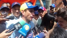 Capriles: Protesta seguirá hasta que se restablezca el orden...