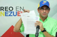 Capriles: Ellos son el 20% y nosotros el 80%