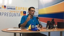 Capriles: Estoy seguro de los principios y convicciones de C...