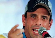 Capriles pide a militares que no usen armas de fuego en prot...