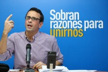 Capriles al CNE: No vamos a aceptar cambios de reglas de jue...