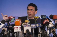 Capriles: “Esto se acabó. Llegó el momento de tomar acciones...
