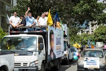 David Uzcátegui realizó Gran Caravana de la Unidad en Baruta...