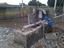 Julio Castillo constató problemática del agua en caserío Gua...