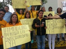 Johan Martin: "En Aragua protestamos contra la escasez,...