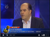 Julio Borges negó que los venezolanos tengan miedo de firmar...