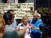 Milagros Paz exigió a Hidrocaribe resolver fallas en suminis...