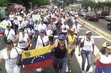 Las mujeres de Acarigua y Araure marcharon contra la represi...