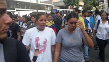 Protestas en Caracas por sentencia del TSJ contra AN