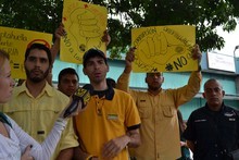 Juventud Justiciera protesta frente al Bicentenario por impl...