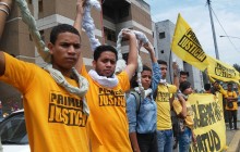 Juventud de Primero Justicia realizó protesta “Maduro nos ti...