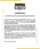 Comunicado de Primero Justicia Mérida sobre la crisis eléctr...