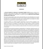 Comunicado de la fracción de concejales de Primero Justicia ...