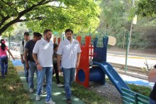 Carlos Ocariz inauguró parque en la avenida Río de Janeiro 