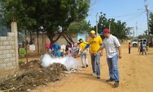 Dirigentes fumigan sectores en parroquia Domitila Flores de ...