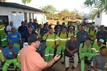 Marcano pidió mejorar completamente el servicio del aseo urb...