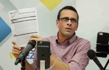 Capriles: Poderes públicos no pueden trancar las vías democr...