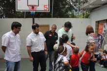 Carlos Ocariz inauguró dos nuevas mini canchas en la Escuela...
