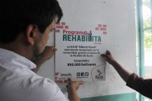 Carlos Ocariz entregó aportes para reacondicionar escuela de...