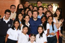 Ramón Muchacho recibió a los 27 mejores alumnos de Chacao