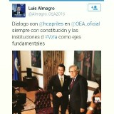 Capriles se reunió con Almagro en Washington para tratar tem...