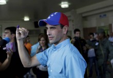 Capriles espera participación de más del 70% de electores