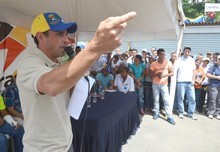 Capriles: Las obras para el pueblo no pueden ser secuestrada...