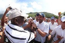 Capriles pidió a la Virgen del Valle por la unión de los ven...