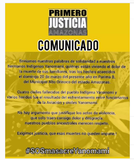 Comunicado de Primero Justicia Amazonas por asesinato de Yan...