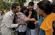 Colectivos agreden a la diputada Dinorah Figuera en la Fisca...