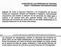 Abuelos Miranda exige derogar cobro de pasaje a adultos mayo...