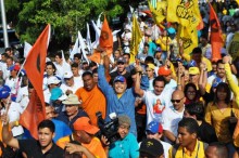Fuerza de la unidad de Aragua inscribió candidaturas ante el...