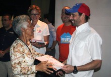 Capriles aseguró que el emprendimiento es una alternativa fr...