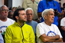 Ramón Muchacho acompañó a Palmeros de Chacao en Misa de Enví...