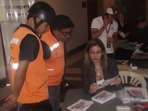 Christian Jiménez: Motorizados utilizan cascos que no brinda...