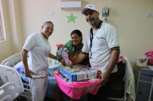 Una tuyera es la primera niña mirandina de 2015
