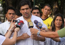 Ocariz advierte que "traería consecuencias internas y e...