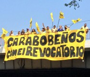 Primero Justicia Carabobo encabezó pancartazo a favor del re...