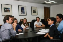 Ramón Muchacho recibió a candidatos del gobierno juvenil