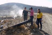 Carolina de Miranda inspeccionó relleno Sanitario de Guayaba...