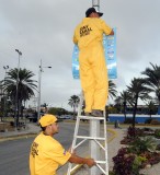 Comando de Jony Rahal inicia retiro de propaganda política