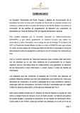 Comunicado de la Comisión de Medios de la Asamblea Nacional ...