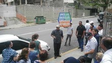 Protestaron contra nueva invasión en San Bernardino